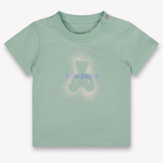 Palm Angels Baby Boys T-Shirt In Light Green