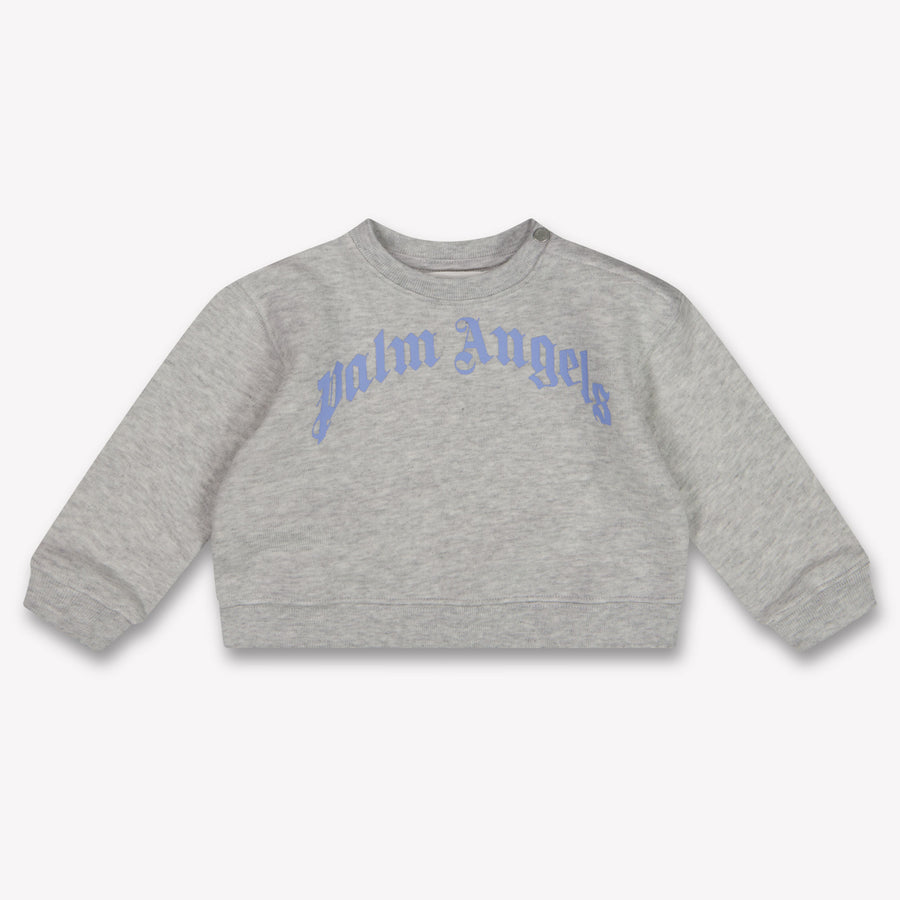 Palm Angels Baby Boys Sweater In Gray
