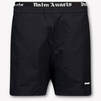 Palm Angels Kids Boys Swimwear In Black