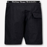 Palm Angels Kids Boys Swimwear In Black