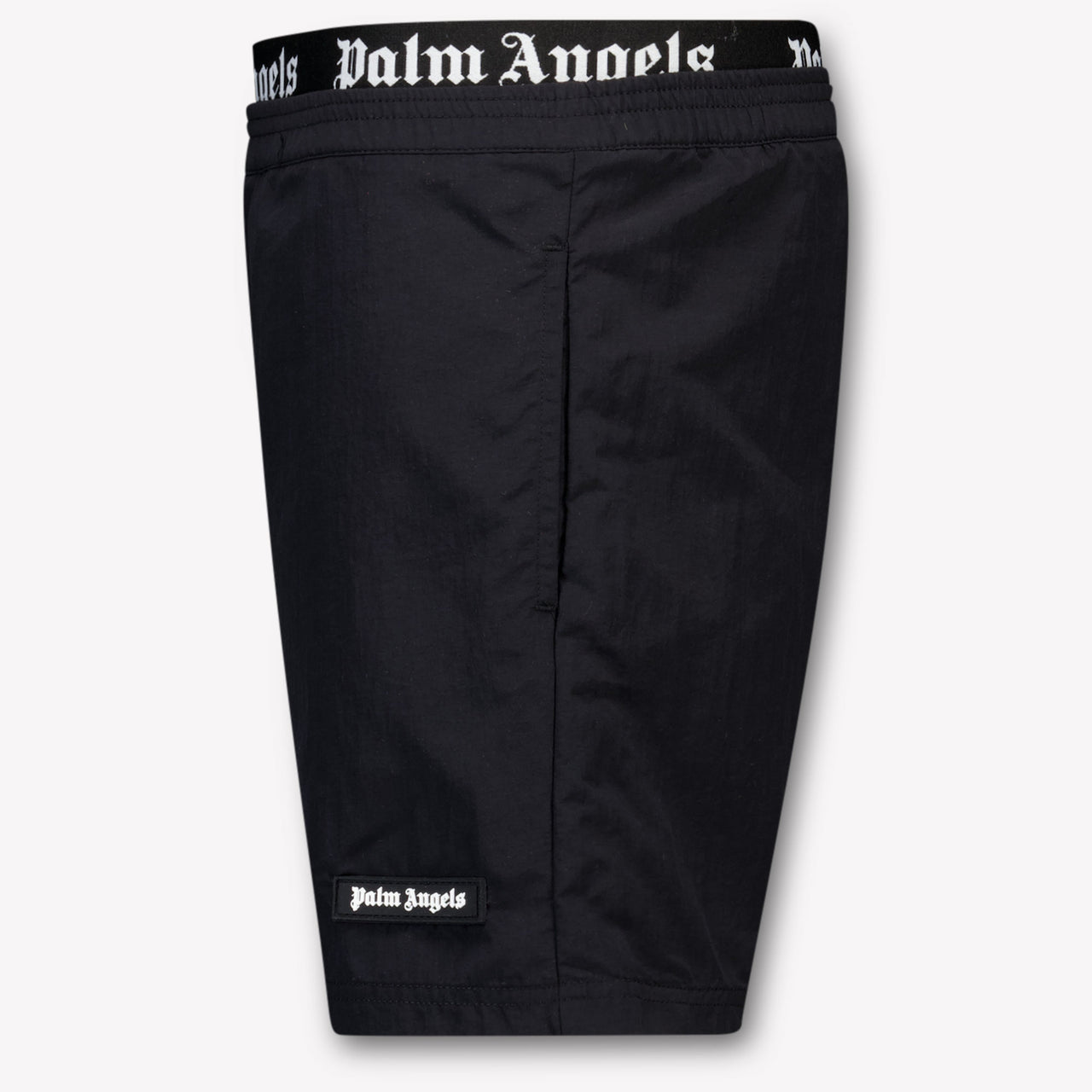 Palm Angels Kids Boys Swimwear In Black