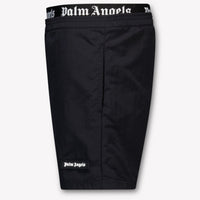 Palm Angels Kids Boys Swimwear In Black