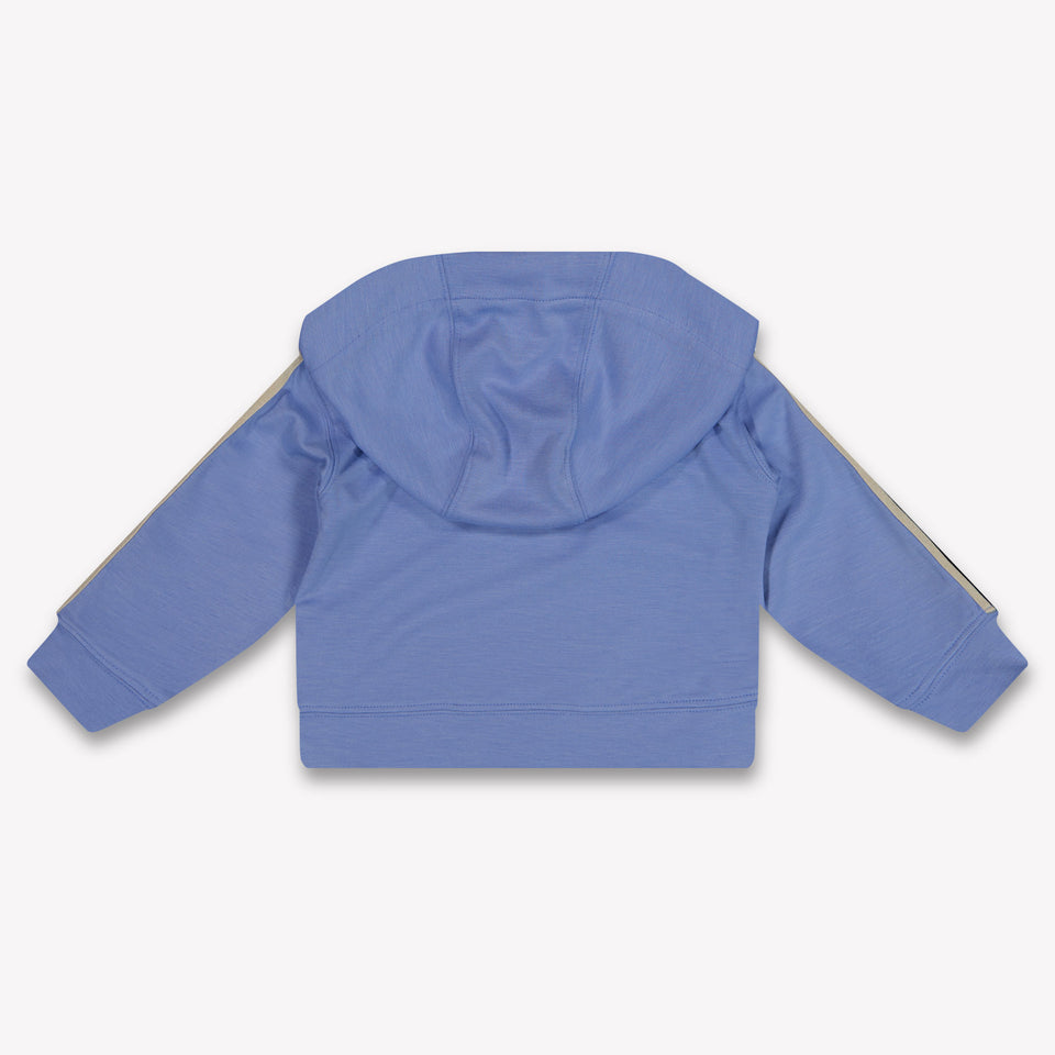 Palm Angels Baby Boys Cardigan In Light Blue