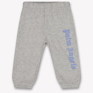 Palm Angels Baby Boys Pants In Gray