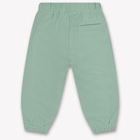 Palm Angels Baby Boys Pants In Light Green