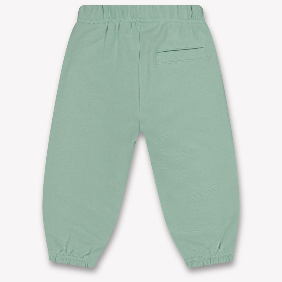 Palm Angels Baby Boys Pants In Light Green