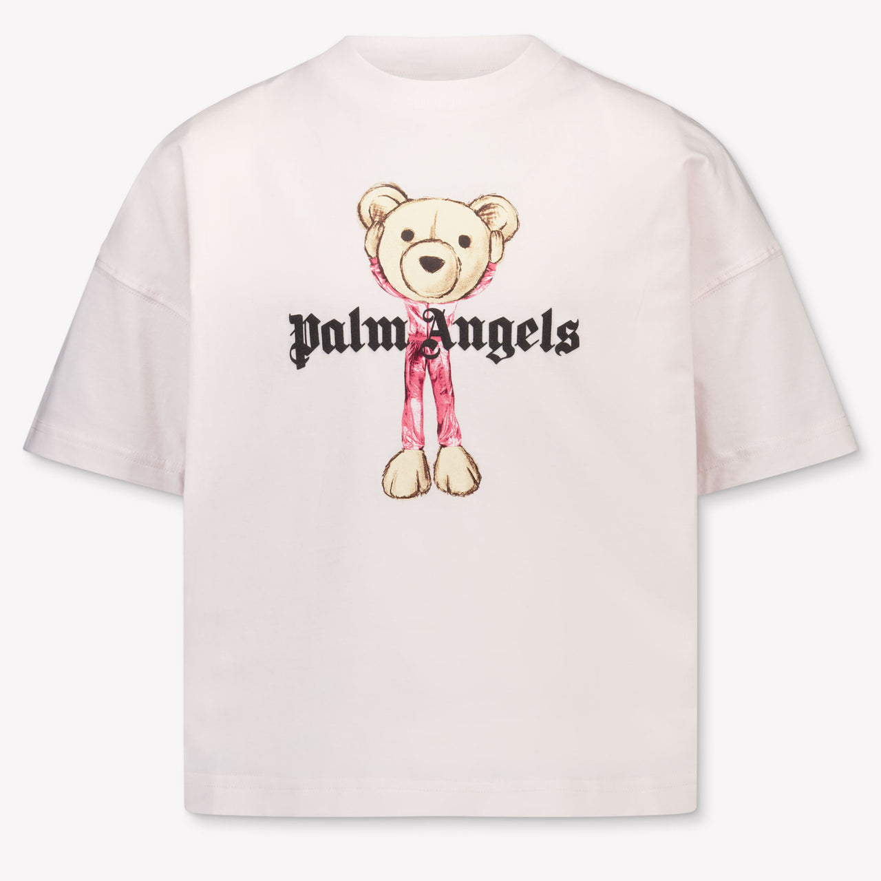 Palm Angels Kids Girls T-Shirt In Pink