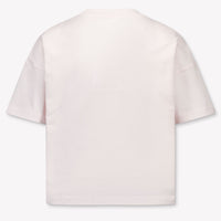 Palm Angels Kids Girls T-Shirt In Pink