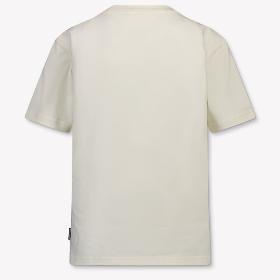 Palm Angels Kinder Meisjes T-Shirt In Off White