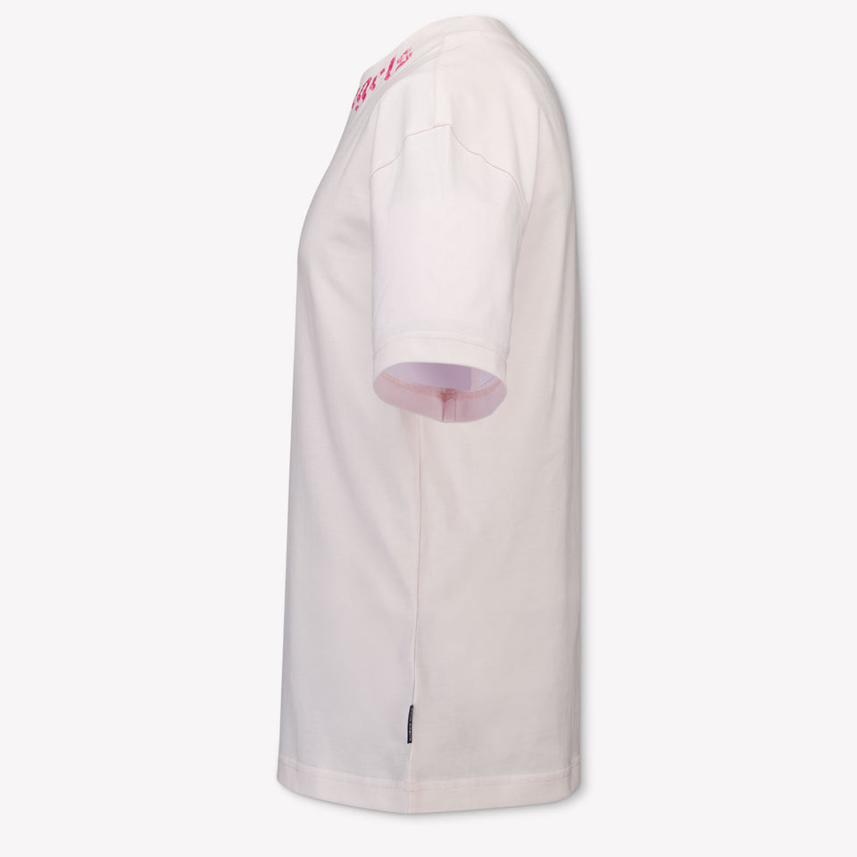 Palm Angels Kids Girls T-Shirt In Pink