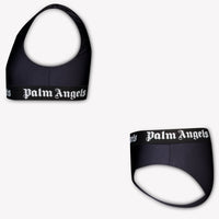 Palm Angels Kids Girls Swimwear In Black