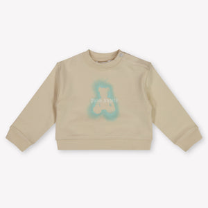 Palm Angels Baby Boys Sweater In Beige