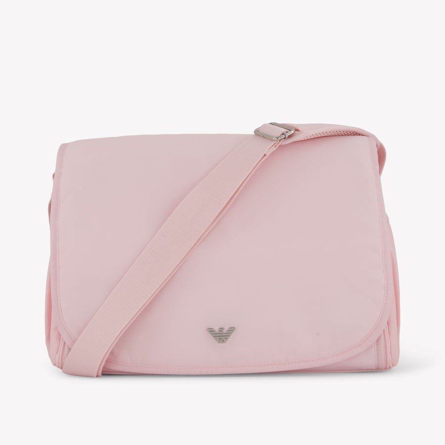 Armani Baby Meisjes Luiertas In Licht Roze