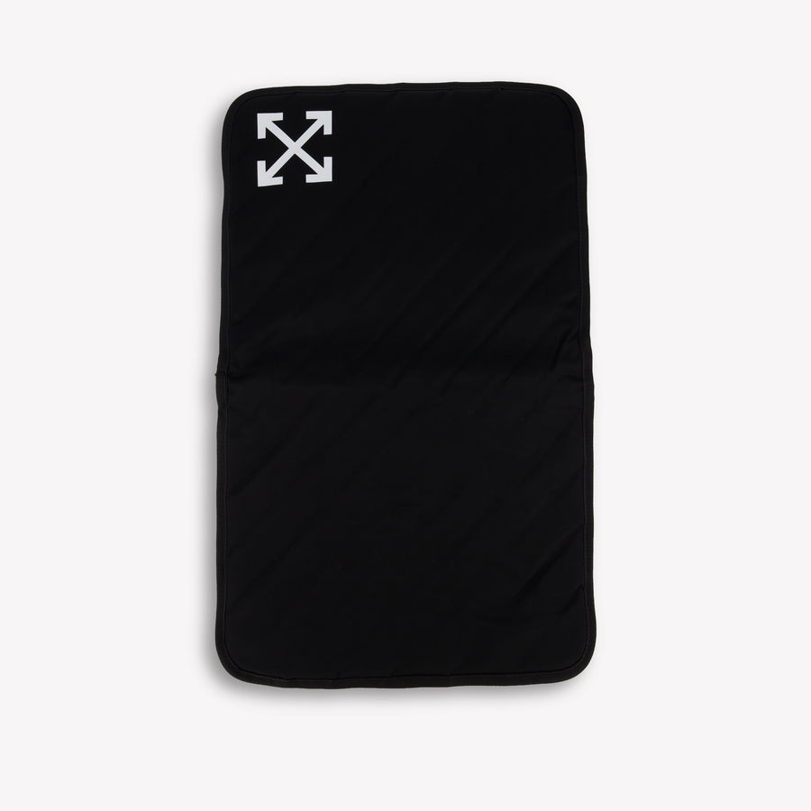 Off-White Baby Unisex Diaper Bag In Black