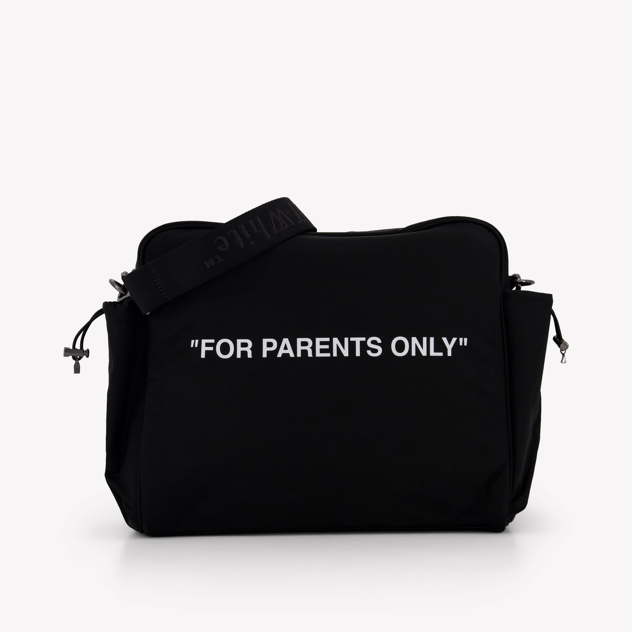 Off-White Baby Unisex Diaper Bag In Black