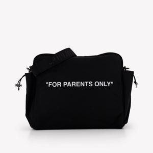 Off-White Baby Unisex Diaper Bag In Black