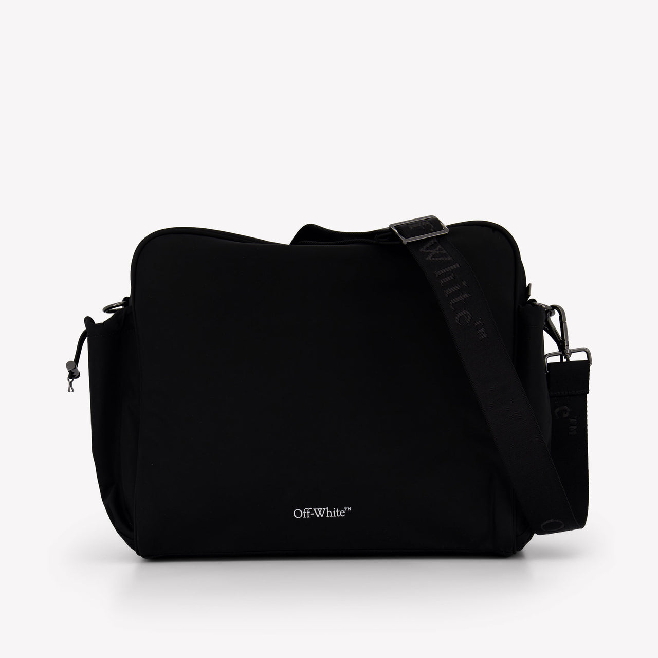 Off-White Baby Unisex Diaper Bag In Black