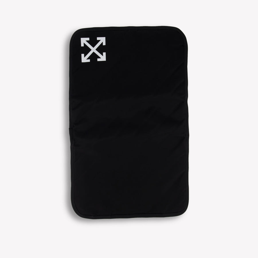 Off-White Baby Unisex Diaper Bag In Black