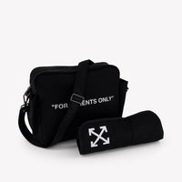 Off-White Baby Unisex Diaper Bag In Black