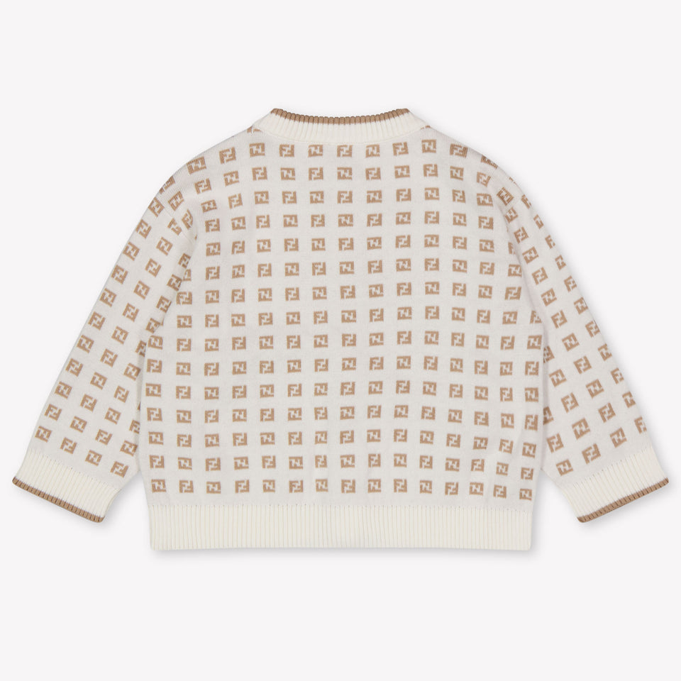 Fendi Baby Unisex Cardigan In White