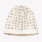 Fendi Baby Unisex Hat In Beige