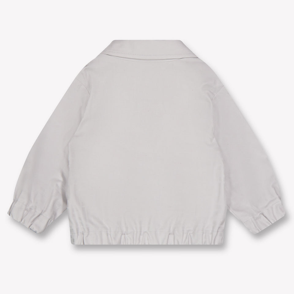 Fendi Baby Boys Summer jacket In Light Gray