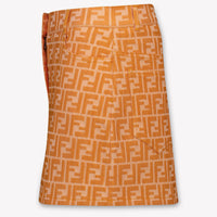 Fendi Kids Girls Skirt In Orange