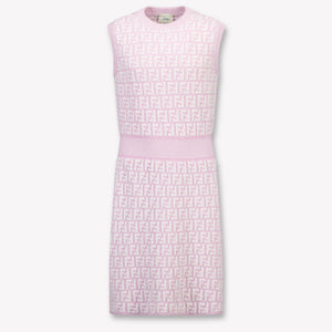Fendi Kinder Meisjes Jurk in Roze