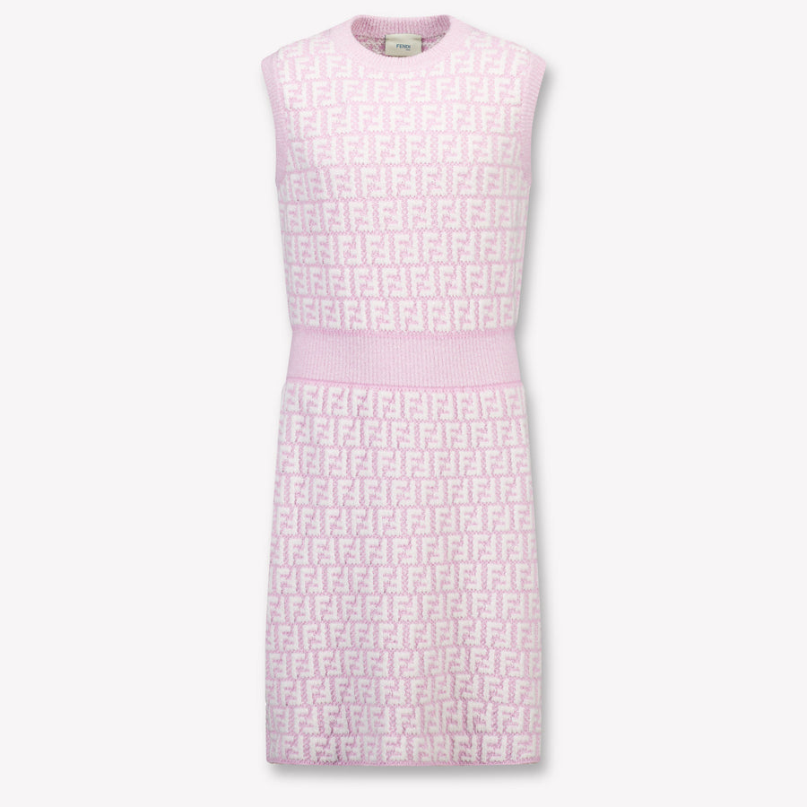 Fendi Kinder Meisjes Jurk in Roze