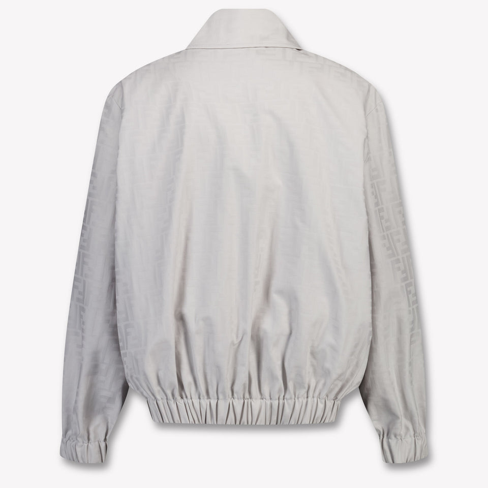 Fendi Kinder Jongens Zomerjas In Licht Grijs