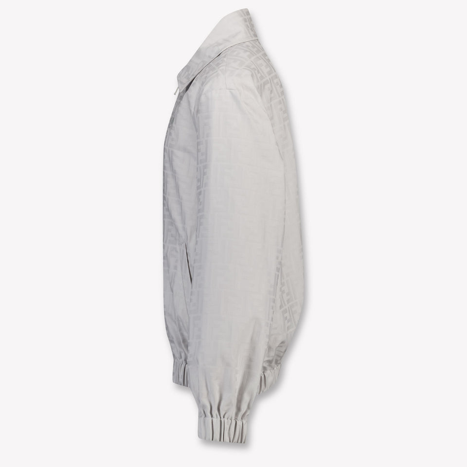 Fendi Kinder Jongens Zomerjas In Licht Grijs