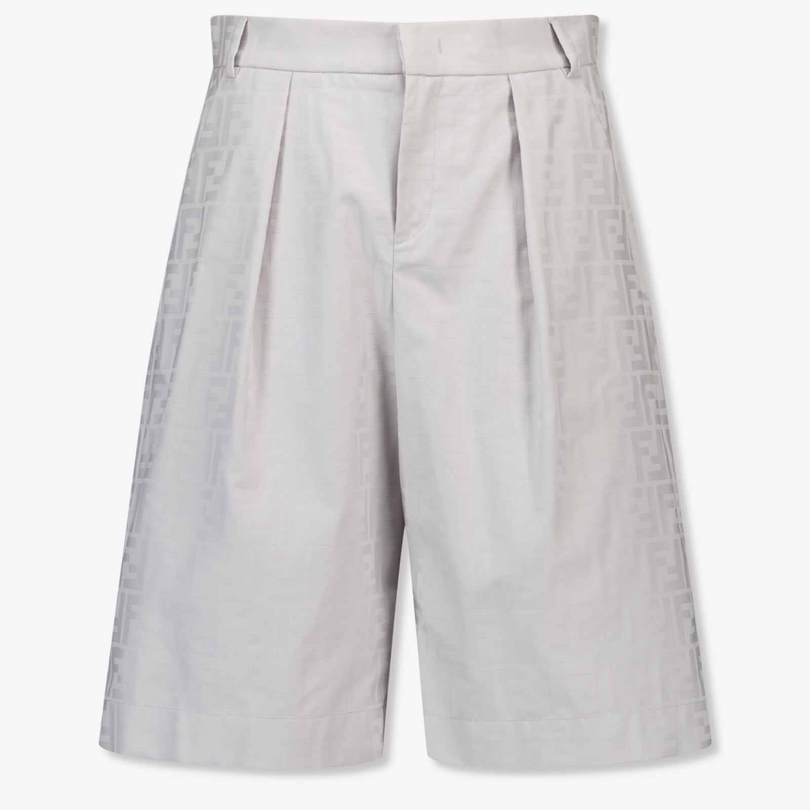 Fendi Kids Boys Shorts In Light Gray