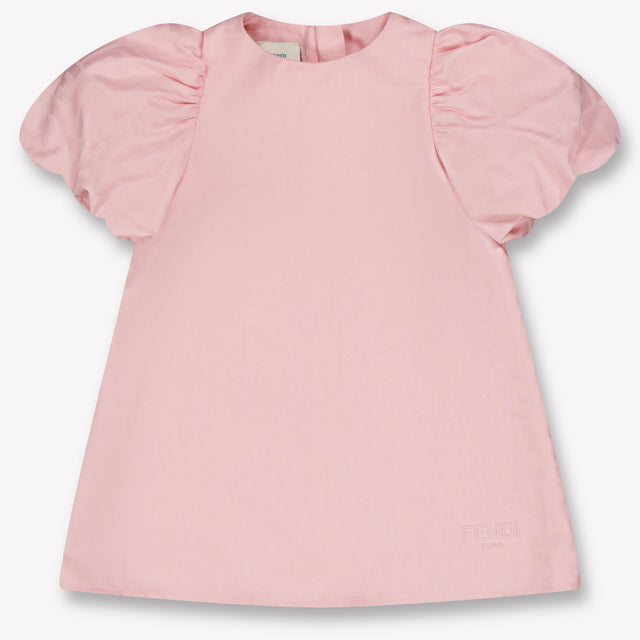 Fendi Baby Meisjes Jurk In Licht Roze