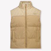 Fendi Kids Unisex Bodywarmer In Beige