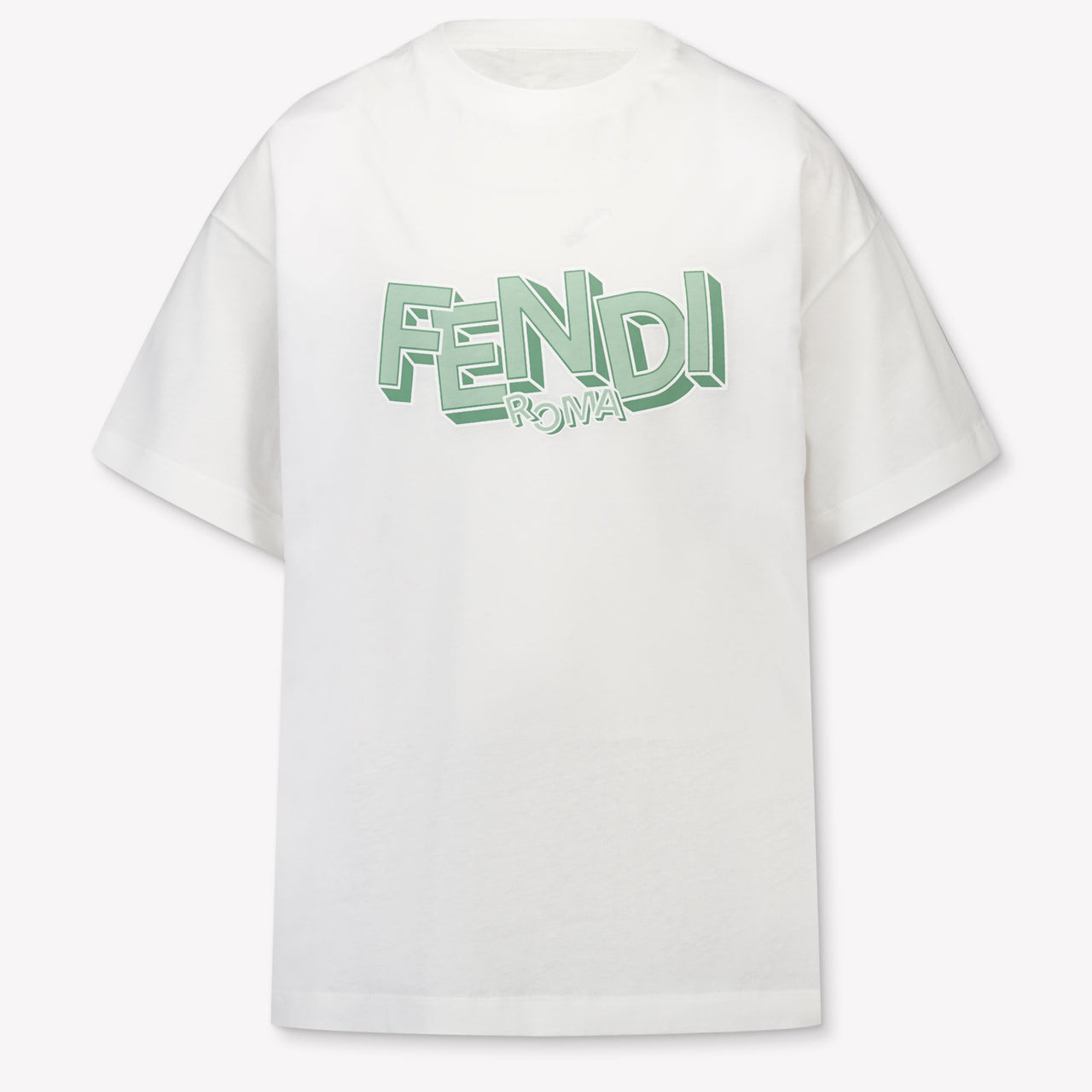 Fendi Kids Boys T-Shirt In Light Green