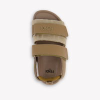 Fendi Unisex Sandalen In Beige
