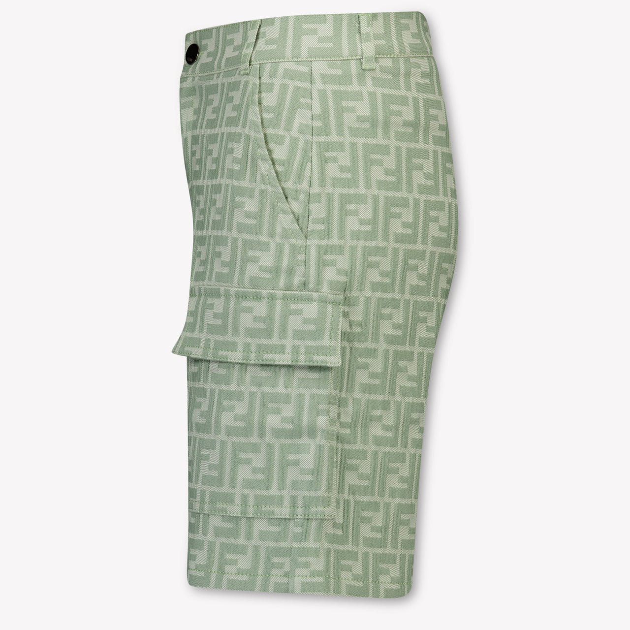 Fendi Kids Boys Pants In Light Green