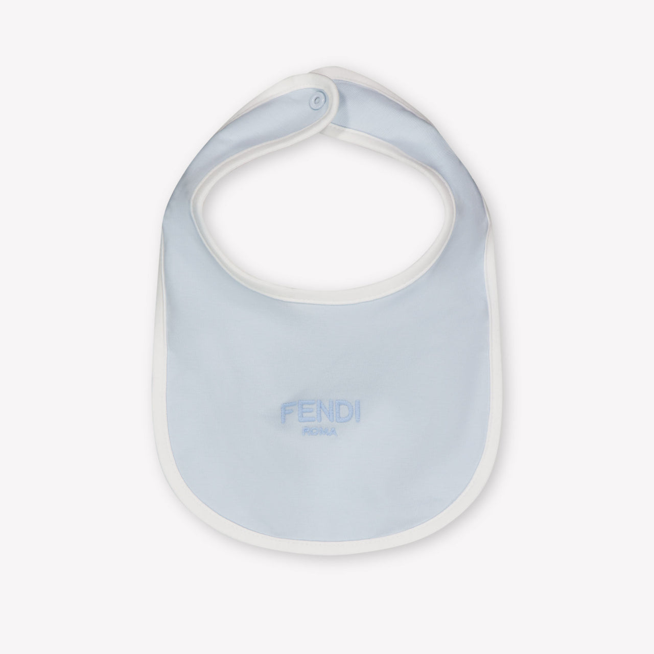 Fendi Baby Unisex Playsuit In Light Blue