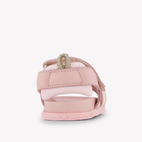 Fendi Unisex Sandalen In Roze