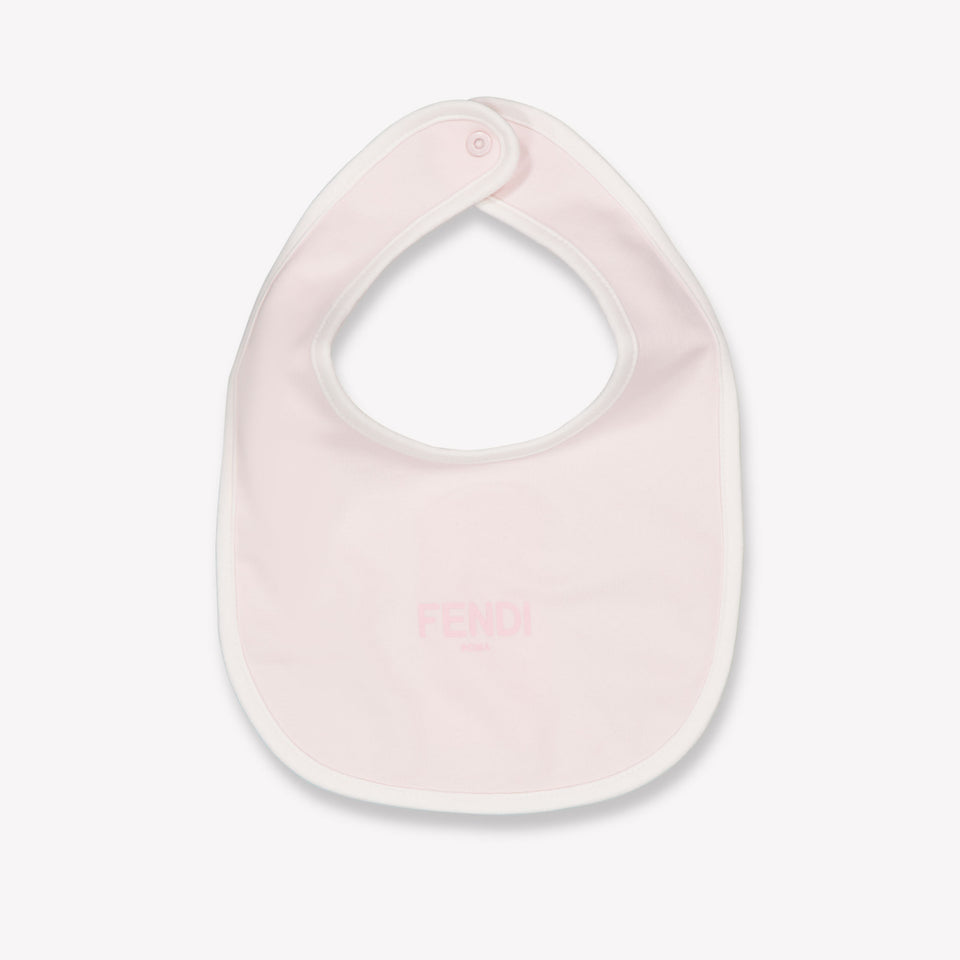 Fendi Baby Unisex Playsuit In Light Pink