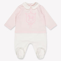 Fendi Baby Unisex Playsuit In Light Pink