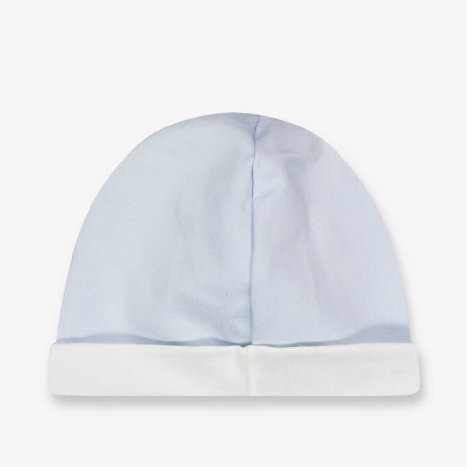 Fendi Baby Unisex Playsuit In Light Blue