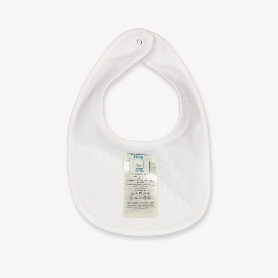 Fendi Baby Unisex Playsuit In Light Blue