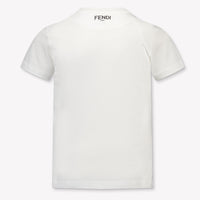 Fendi Kids Girls T-Shirt In White
