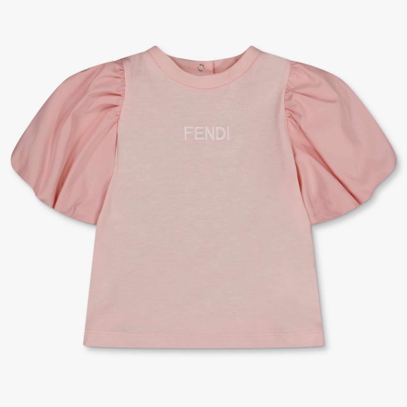 Fendi Baby Meisjes T-Shirt In Licht Roze
