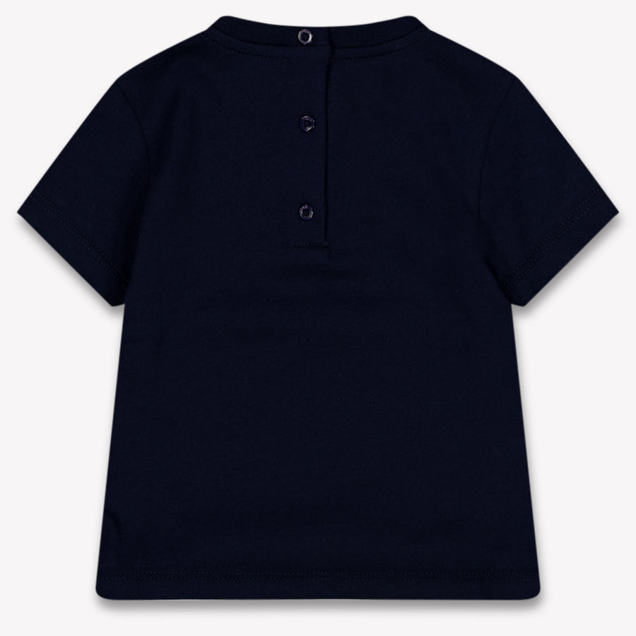 Fendi Baby Jongens T-Shirt In Navy