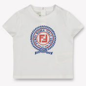 Fendi Baby Boys T-Shirt In White