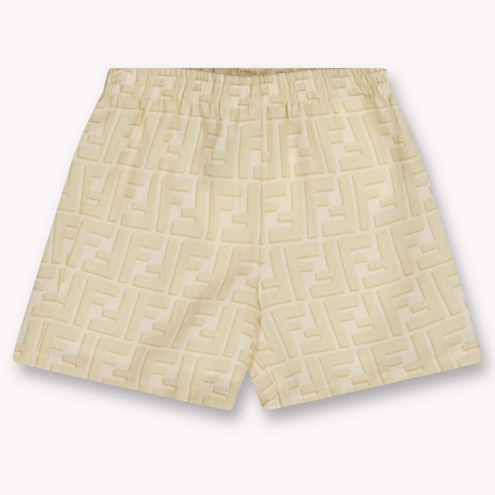 Fendi Baby Jongens Shorts In Licht Beige