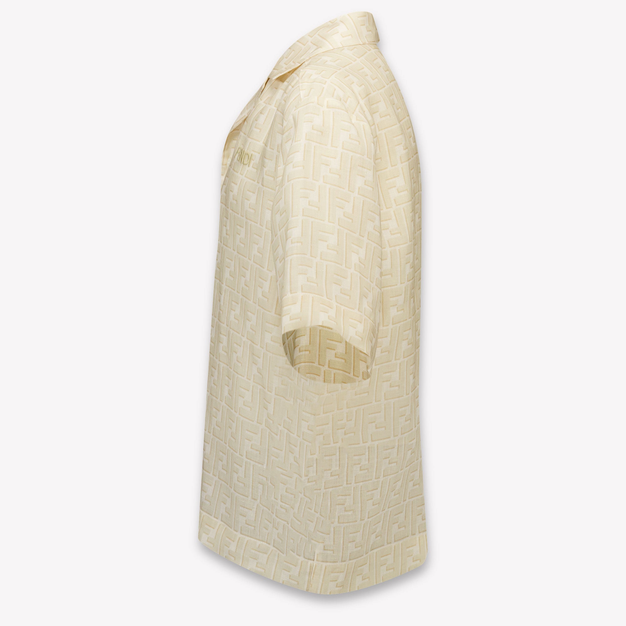 Fendi Kinder Jongens Blouse In Licht Beige