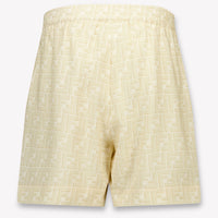 Fendi Kinder Jongens Shorts In Licht Beige